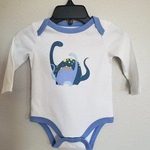 Long Sleeve Dinosaur Onesie